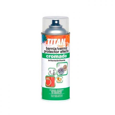Barniz protector efecto cromo Titan 200 ml en spray 1