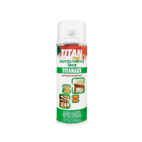 Barniz sintético Titanlux satinado en spray 1