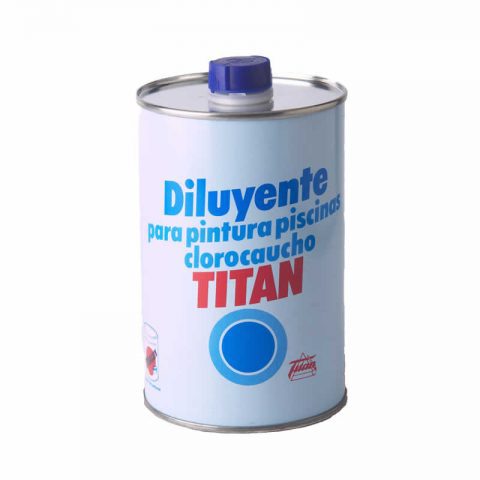 Diluyente para pinturas piscinas clorocaucho Titan