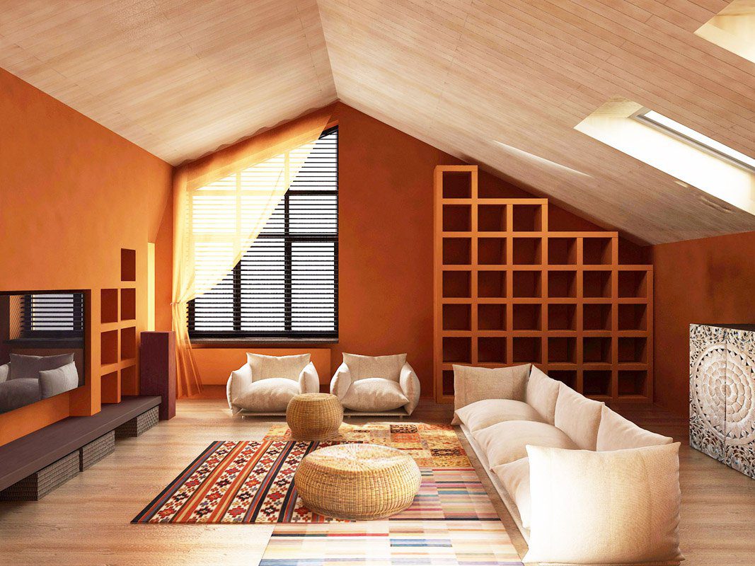 Color naranja: Inspiración y color para la decoración interior