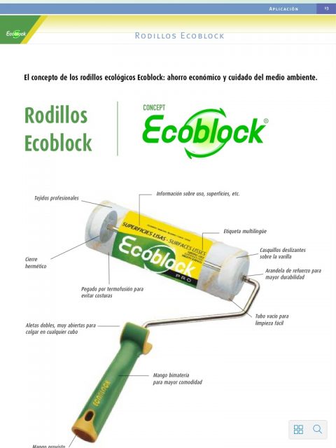 Rodillo antigota ecoblock no gotea ni salpica 2