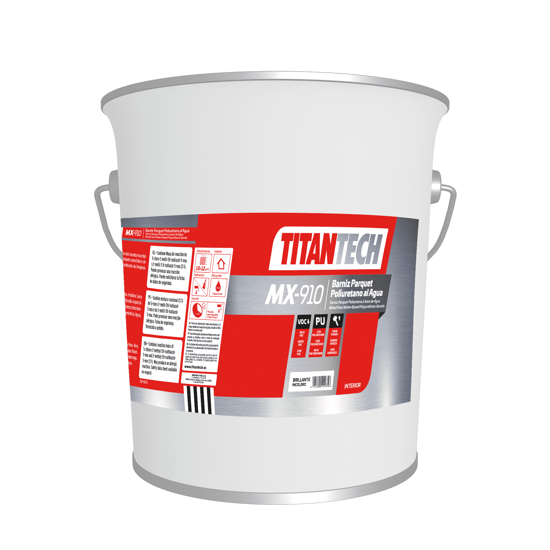 Barniz Titan Suelos de Madera Poliuretano 1 Lt - Pinturas Villares