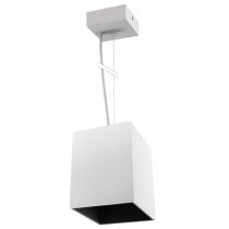 Lámpara de techo blanca PROLUX Suspend Housing Square 110