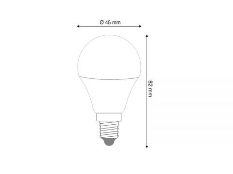 Bombilla LED Bulb E14 frost 6W