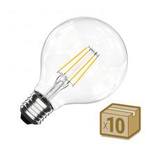 Pack 10 x Bombillas Led E27 COB filamento 8W