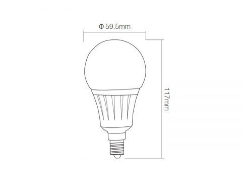 Bombilla LED WiFi E14 Bulb 5W RGB+CCT