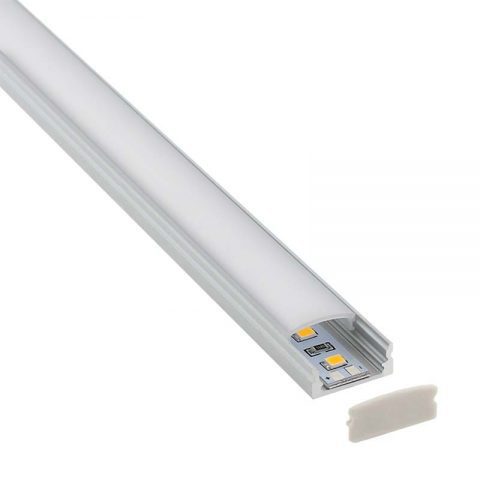 KIT - Perfil aluminio BARLIS para tiras LED