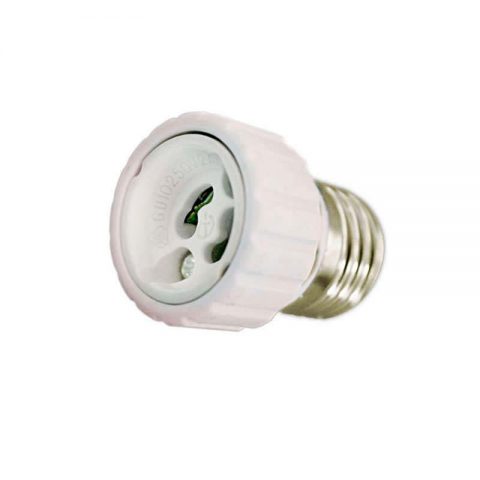 Adaptador / conversor para bombillas GU10 a E27