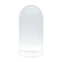 Fanal de cristal Ø15 altura 30cm