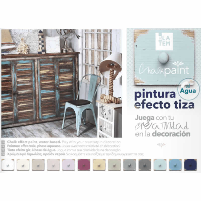 Pintura para Muebles Efecto Tiza Chalky Finish 750ml - Pinturas Ydeco